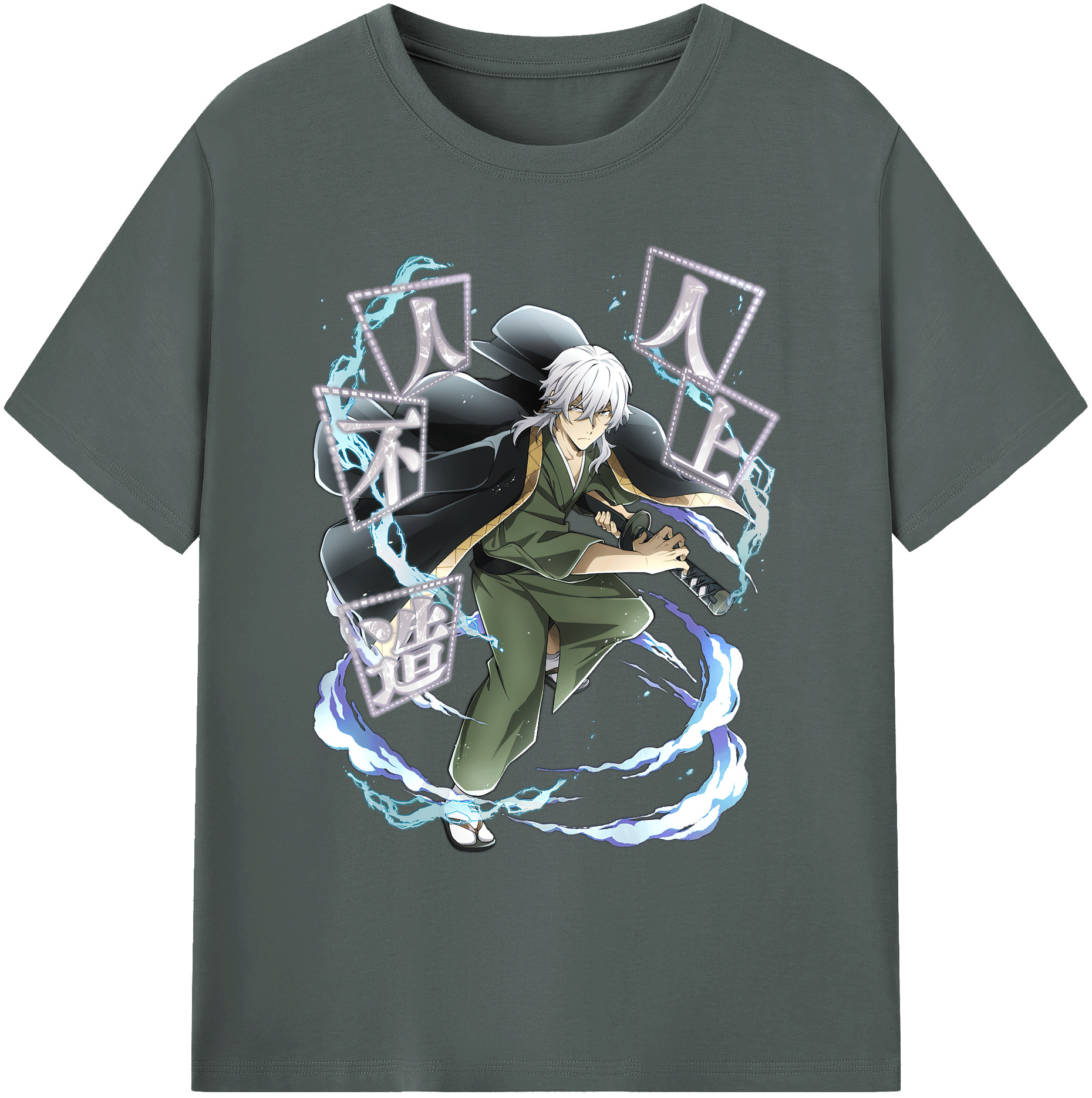 （画像用） 文豪ストレイドッグス Bungo Stray Dogs 綿100％ メンズ半袖Tシャツ｜肌触りやわらか＆通気性